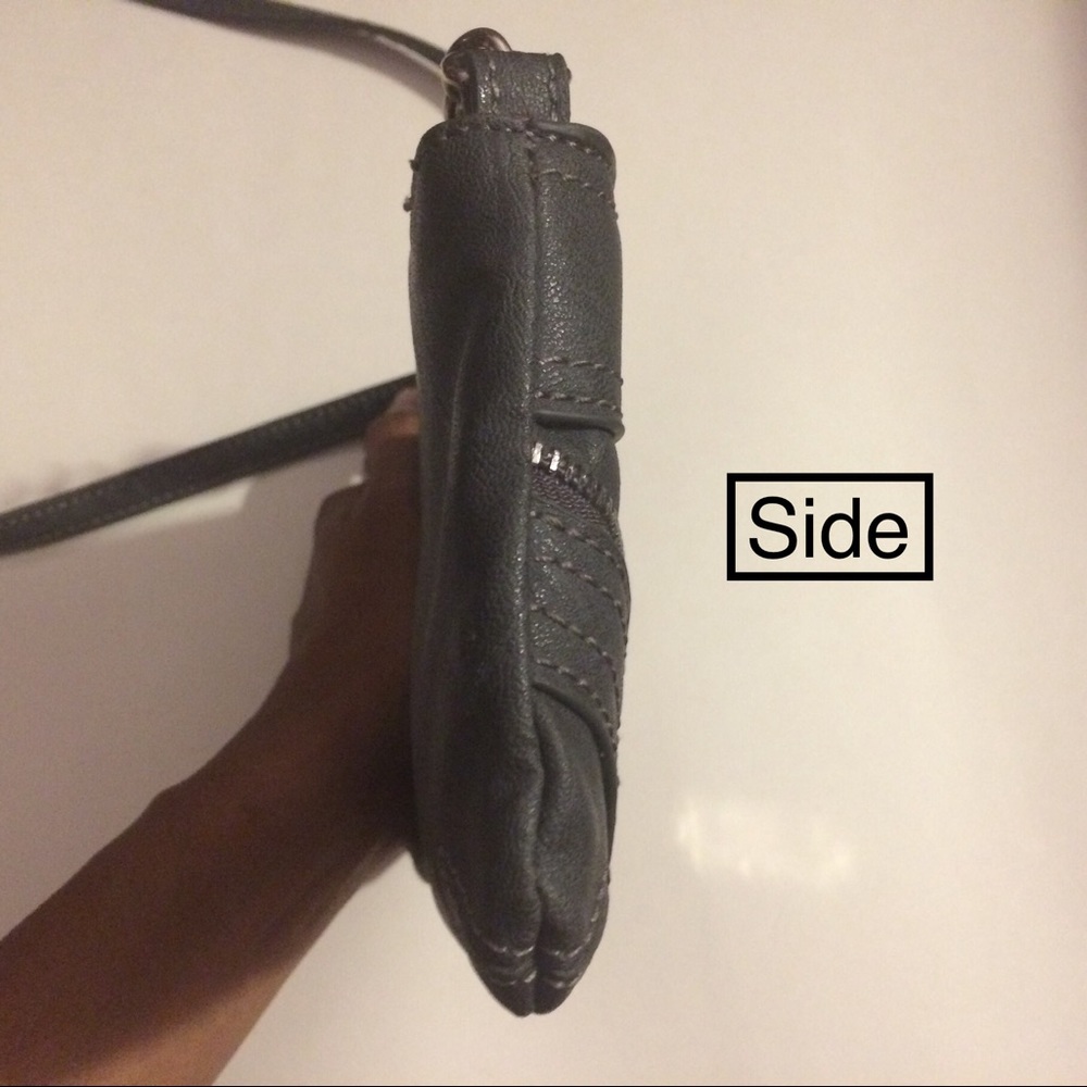 Charcoal gray Nine West mini cross-body purse - Picture 4 of 6